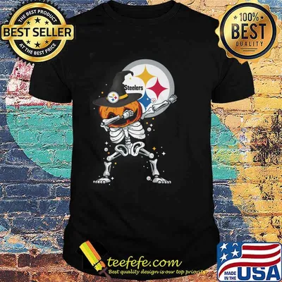 Steelers Skull Halloween Dabbing Shirt