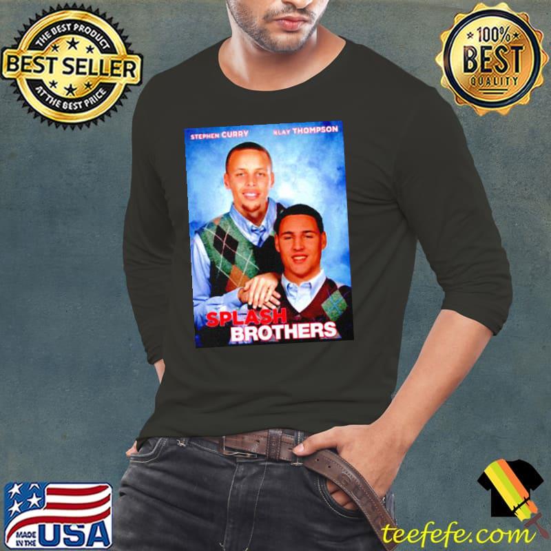 Stephen Curry And Klay Thompson Splash Brothers Shirt Long Sleeve Tee Stephen Curry And Klay Thompson Splash Brothers Shirt Long Sleeve Tee