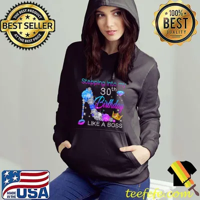 Stepping Into My 30th Birthday Like A Boss Bday Gift Women T-Shirt