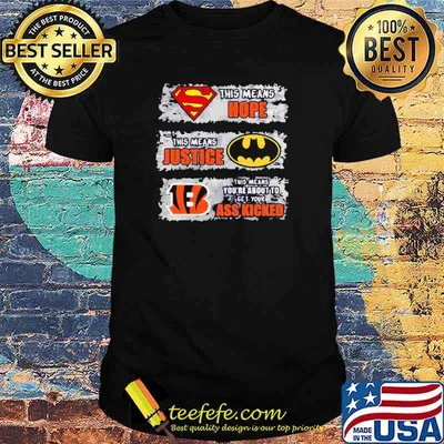 Superman Thí Means Hope This Means Justice Batman Shirt
