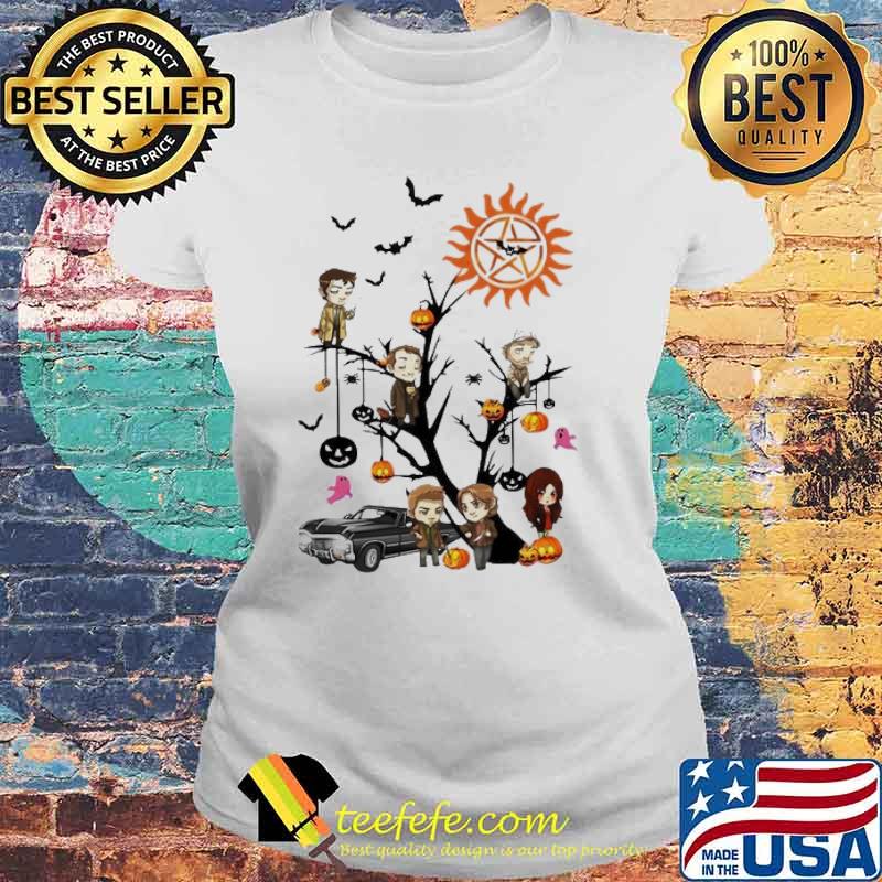 Supernatural Cartoon X Halloween 2021 Shirt Laides tee Supernatural Cartoon X Halloween 2021 Shirt Laides tee