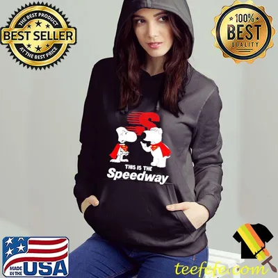 Supperman Snoopy This Is The Speedway Shirt