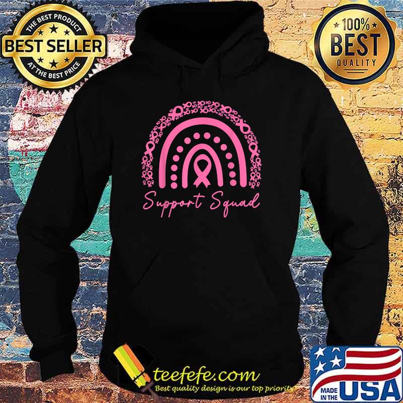 Support Squad Breast Cancer Awareness Husband Pink Rainbow T-Shirt Hoodie Support Squad Breast Cancer Awareness Husband Pink Rainbow T-Shirt Hoodie