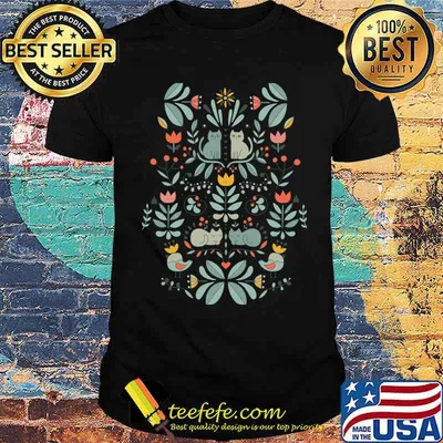 Swedish Folk Cats Classic T-Shirt