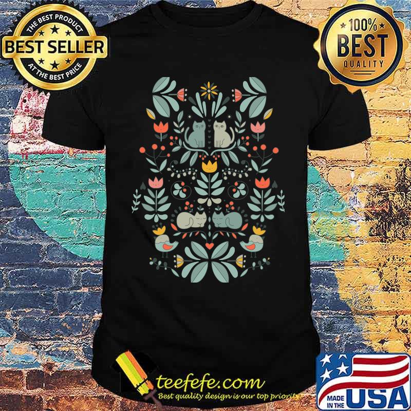 Swedish Folk Cats Classic T-Shirt