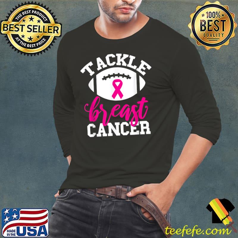 Tackle Breast Cancer Awareness Football T-Shirt Tackle Breast Cancer Awareness Football T-Shirt