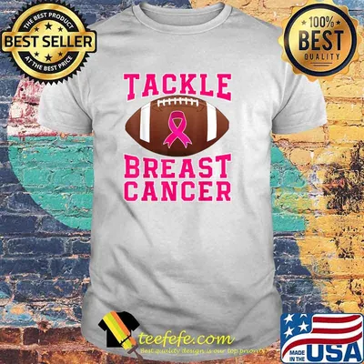 Tackle Breast Cancer Awareness Pink Ribbon Awareness October T-Shirt