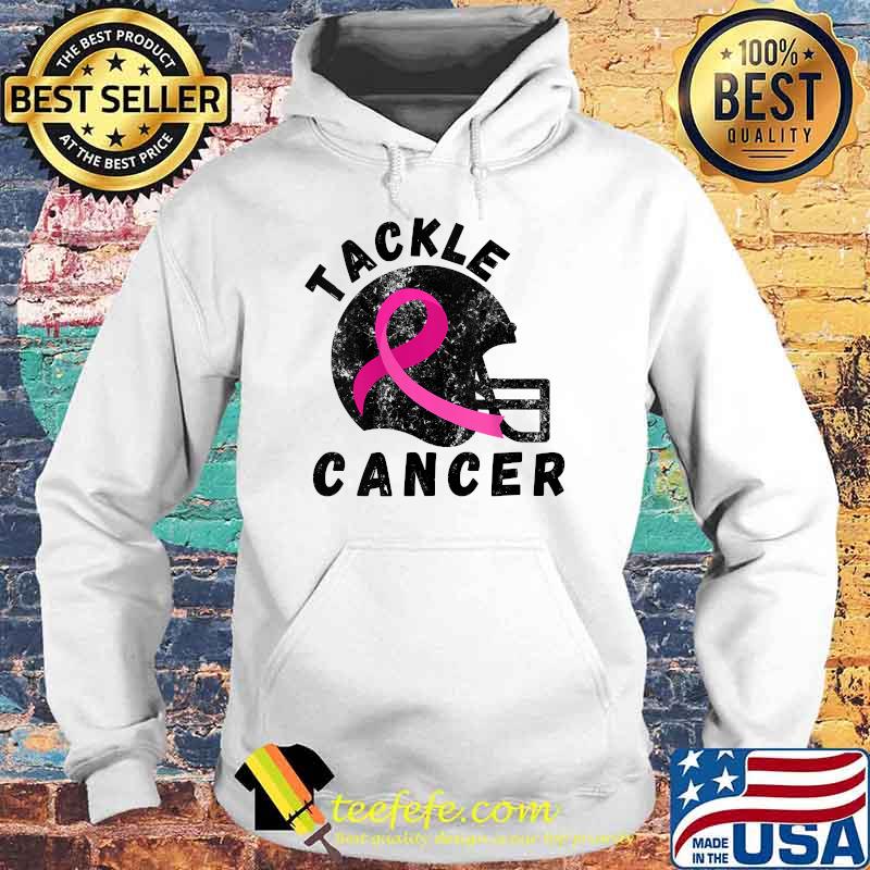 Tackle Breast Cancer Football Pink Ribbon Awareness T-s Hoodie Tackle Breast Cancer Football Pink Ribbon Awareness T-s Hoodie