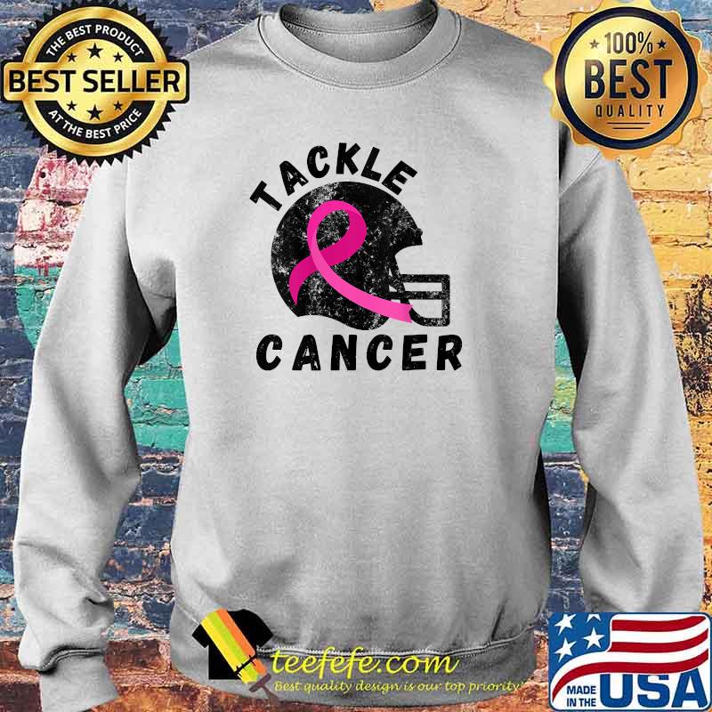 Tackle Breast Cancer Football Pink Ribbon Awareness T-s Sweater Tackle Breast Cancer Football Pink Ribbon Awareness T-s Sweater
