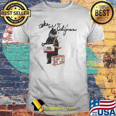 TAKE ME TO CALIFORNIA HITCHHIKER GREY & FOREST BASEBALL SHIRT