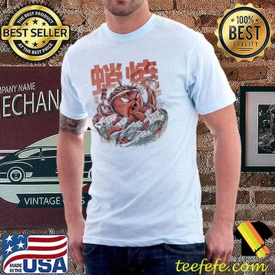 Takoyaki attack octopus japanese shirt