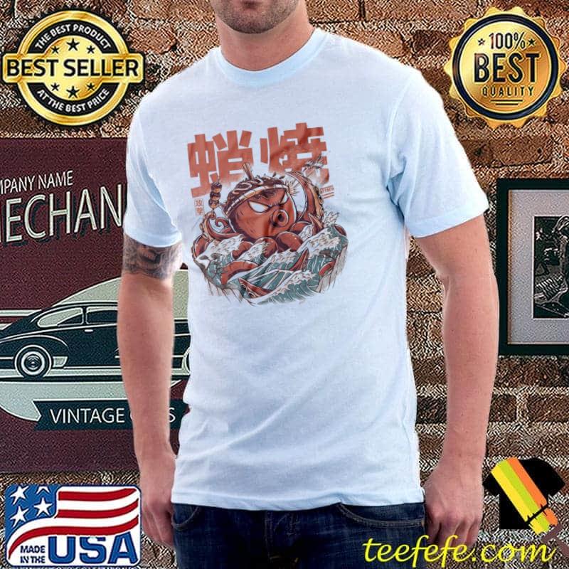 Takoyaki attack octopus japanese shirt Takoyaki attack octopus japanese shirt