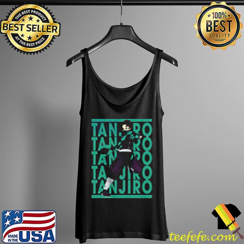 Tanjiro Demon Slayer Anime Shirt Tank Top Tanjiro Demon Slayer Anime Shirt Tank Top