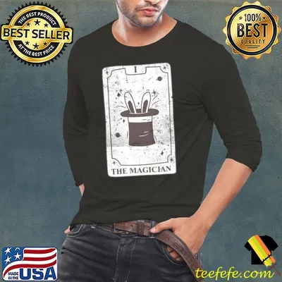 Tarot Card The Magician Hat Magic Witchy Gothic Aesthetic T-shirt