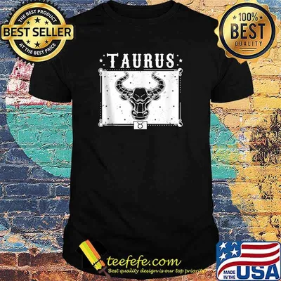 Taurus Zodiac Sign Bull Astrology April May Birthday Stars T-shirt