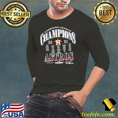 TEAM BASEBALL HOUSTON ASTROS AMERICAN LEAGUE CHAMPIONS 2021 WORLD SERIES SHIRT