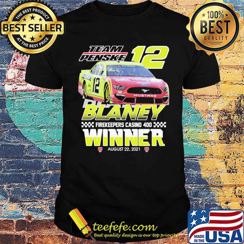 Team penske blaney firekeepers casino 400 winner august 22 2021 shirt Team penske blaney firekeepers casino 400 winner august 22 2021 shirt