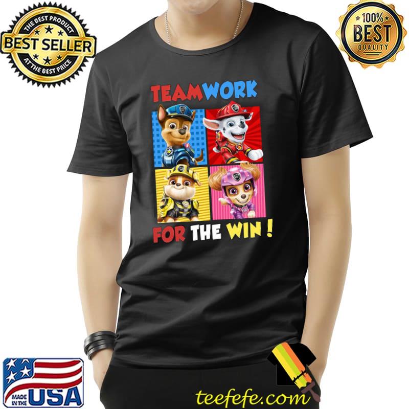Teamwork For The Win Dog Shirt Unisex Teamwork For The Win Dog Shirt Unisex