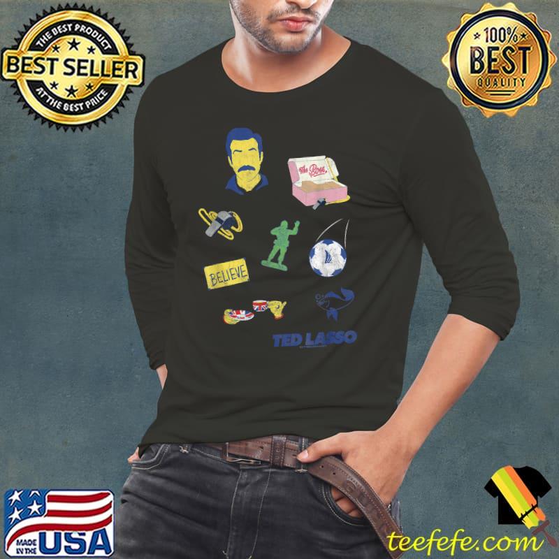 Ted Lasso Icons Poster T-Shirt Ted Lasso Icons Poster T-Shirt