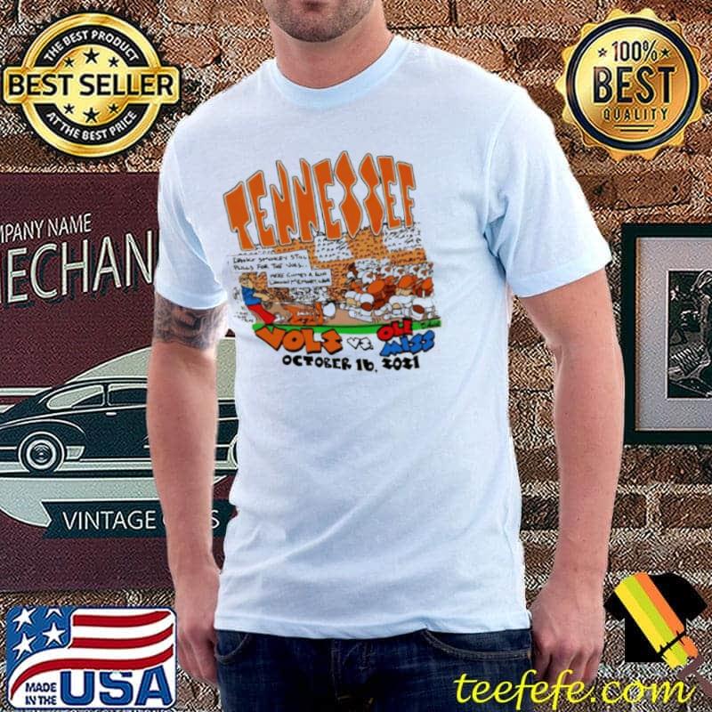 Tennessee gameday Vols vs Ole Miss october shirt