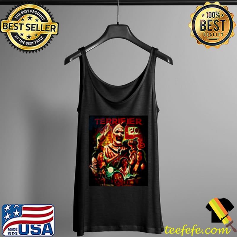 Terrifier Horror Movie Halloween Shirt Tank Top Terrifier Horror Movie Halloween Shirt Tank Top