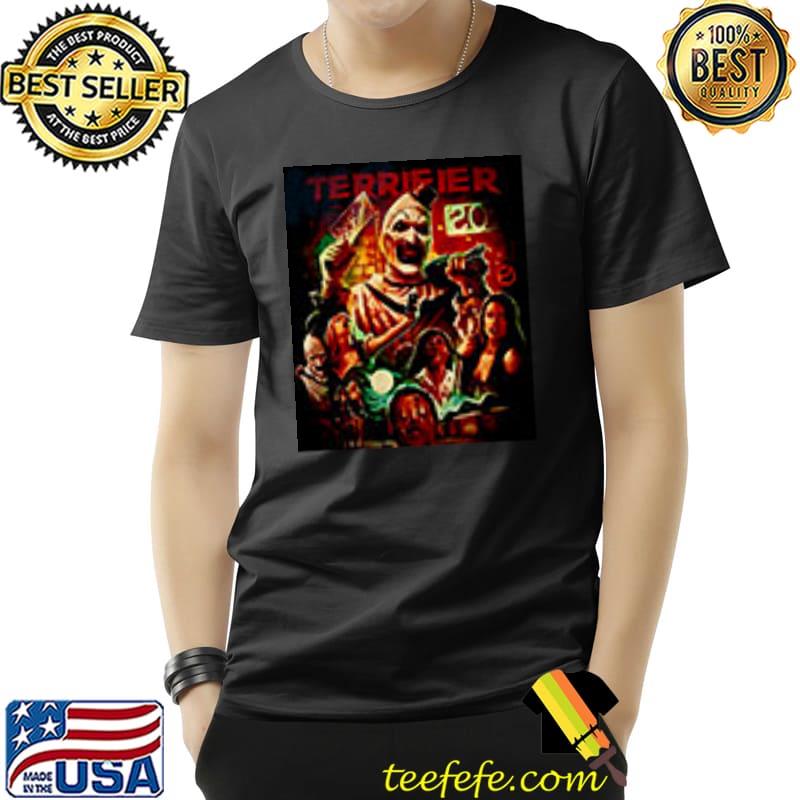Terrifier Horror Movie Halloween Shirt Unisex Terrifier Horror Movie Halloween Shirt Unisex
