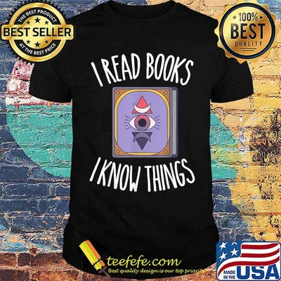That's What I Do I Read Books and I Know Things Halloween T-Shirt
