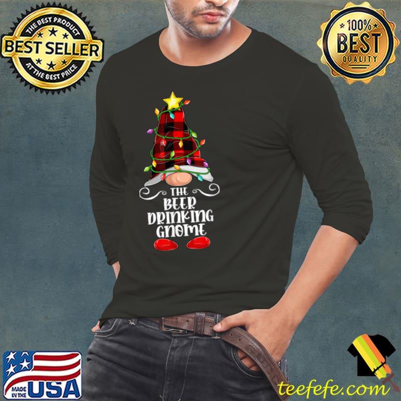 The Beer Drinking Gnome Matching Family Christmas Pajama T Shirt