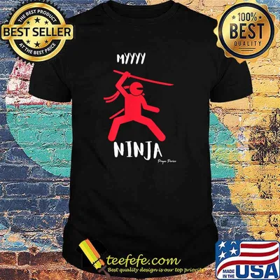 The best Ninja novelty graphic T-Shirt