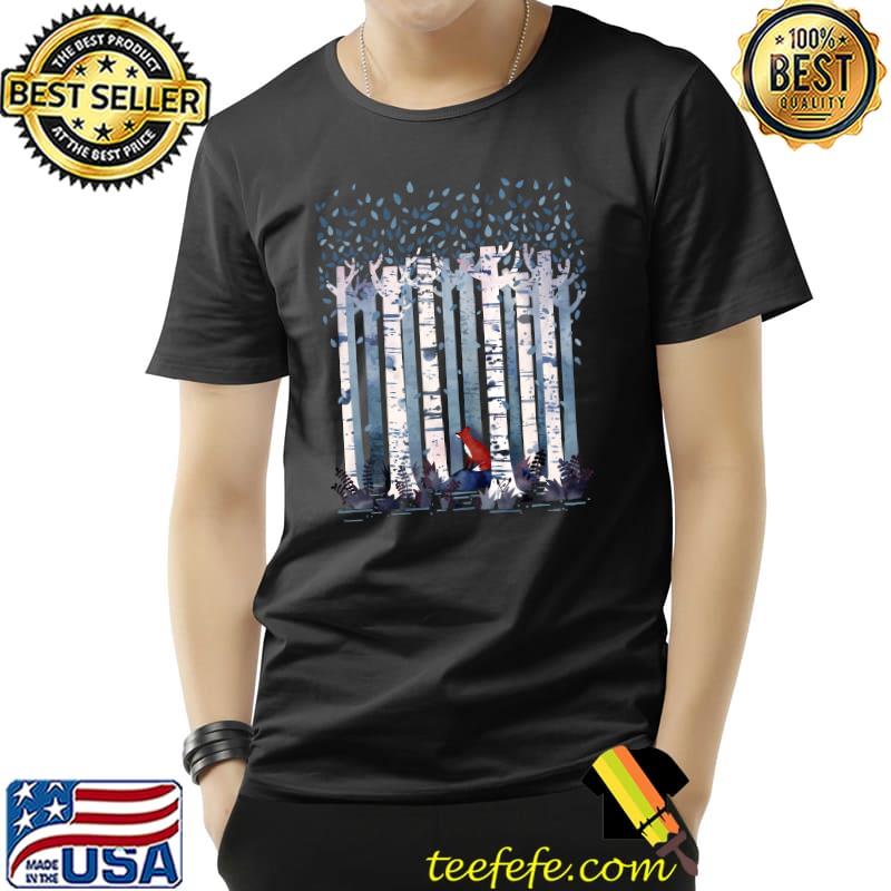 The Birches (in Blue) Classic T-Shirt Unisex The Birches (in Blue) Classic T-Shirt Unisex