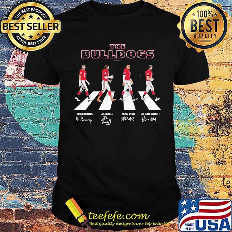 The Brewers Cecil Cooper Rollie Fingers Paul Molitor Robin Yount abbey road  signatures shirt, hoodie, sweater, long sleeve and tank top