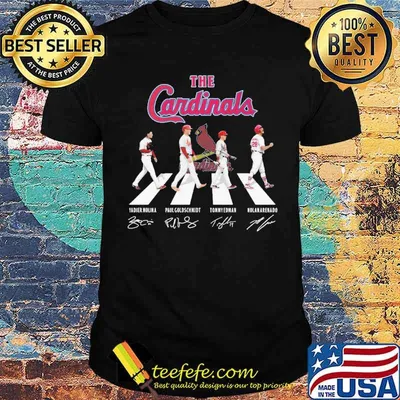The Cardinals Yadier Molina Paul Goldschmidt Tommy Edman Nolan Arenado Signature Shirt