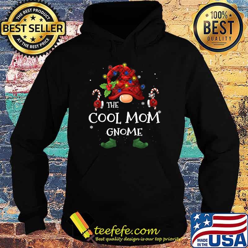 The Cool Mom Gnome Buffalo Plaid Christmas Tree Light T-Shirt Hoodie The Cool Mom Gnome Buffalo Plaid Christmas Tree Light T-Shirt Hoodie