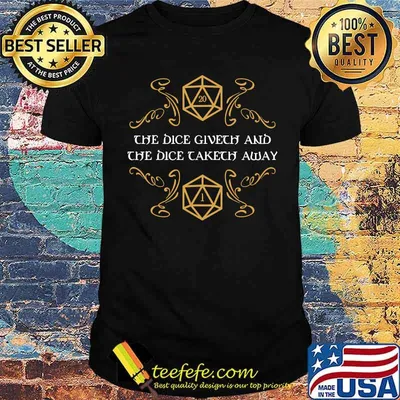 The Dice Giveth and Taketh Away Natural 20 and Critical Fail Essential T-Shirt