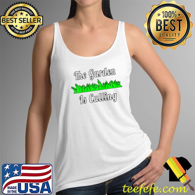 The Garden Is Calling Funny Quotes Gardener Raglan Baseball T-s Tank Top The Garden Is Calling Funny Quotes Gardener Raglan Baseball T-s Tank Top