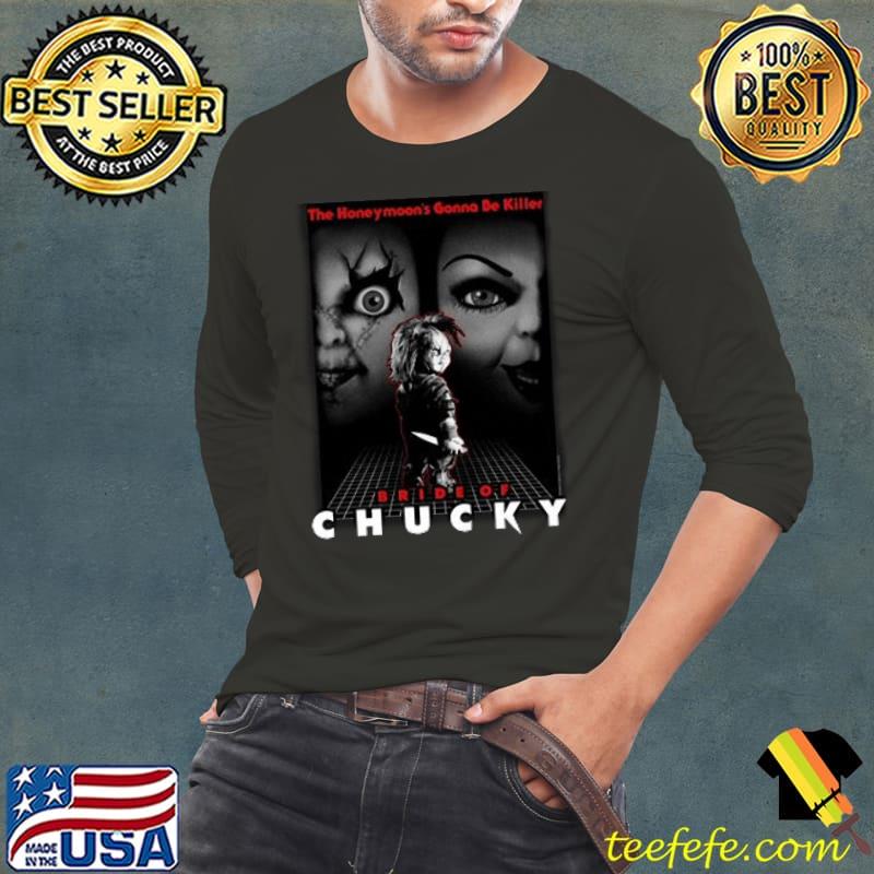 The Honeymoon's Gonna Be Killer Bride Of Chucky Horror Halloween Shirt