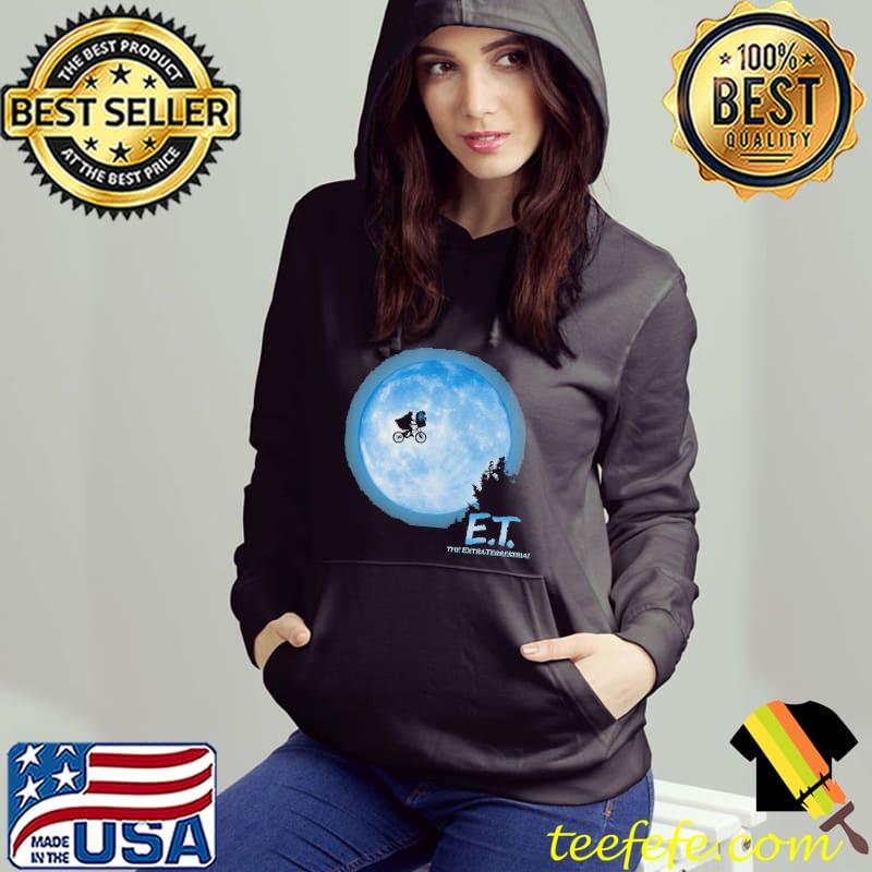 The Moon People Ride Bicycles E.T The Extra Terrestrial Shirt