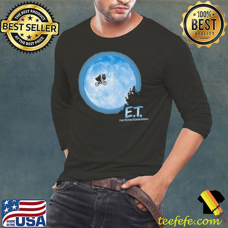 The Moon People Ride Bicycles E.T The Extra Terrestrial Shirt Long Sleeve Tee The Moon People Ride Bicycles E.T The Extra Terrestrial Shirt Long Sleeve Tee