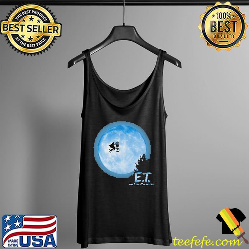 The Moon People Ride Bicycles E.T The Extra Terrestrial Shirt Tank Top The Moon People Ride Bicycles E.T The Extra Terrestrial Shirt Tank Top