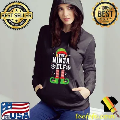 The Ninja Elf Christmas Family matching pajamas Elf Group T-Shirt