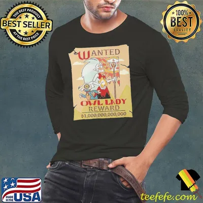 The Owl House Wanted Owl Lady Shirt