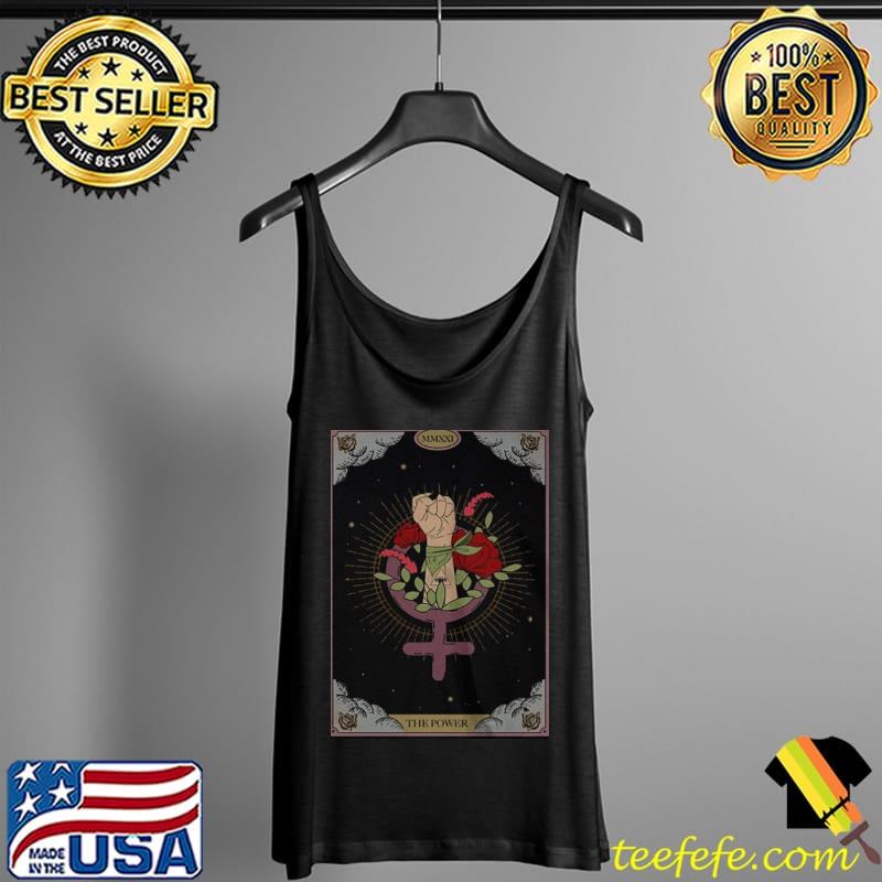 THE POWER FEMINIST SYMBOL TAROT CARD SHIRT (resized) Tank Top THE POWER FEMINIST SYMBOL TAROT CARD SHIRT (resized) Tank Top
