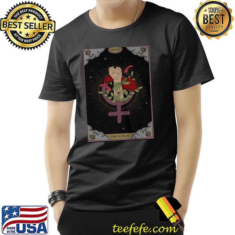 THE POWER FEMINIST SYMBOL TAROT CARD SHIRT (resized) Unisex THE POWER FEMINIST SYMBOL TAROT CARD SHIRT (resized) Unisex