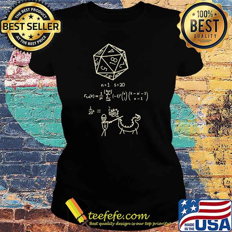 The science of 20 sided dice. Classic T-Shirt Ladies tee The science of 20 sided dice. Classic T-Shirt Ladies tee