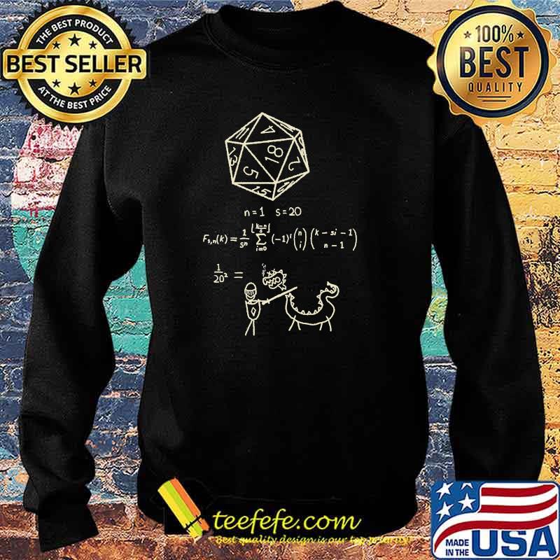 The science of 20 sided dice. Classic T-Shirt Sweater The science of 20 sided dice. Classic T-Shirt Sweater