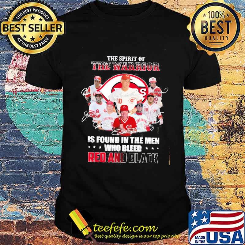 The Spirit Of The Warrior Boston Red Sox Is Found In The Man Who Bleed Red And Black Signature Shirt