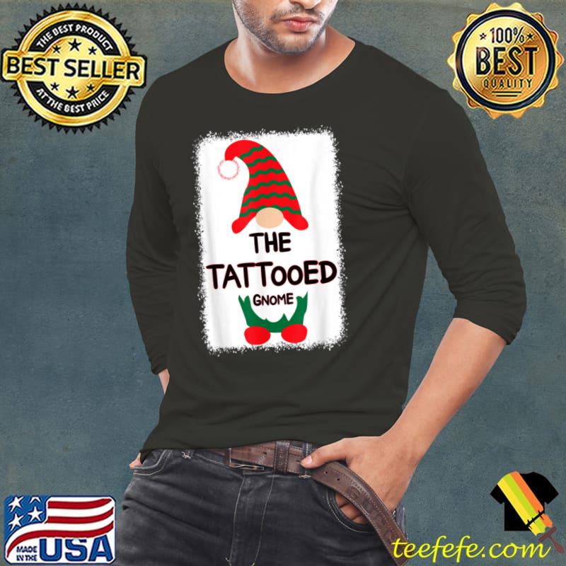 The Tattooed Gnome Matching Family Xmas Pajamas Bleached T Shirt