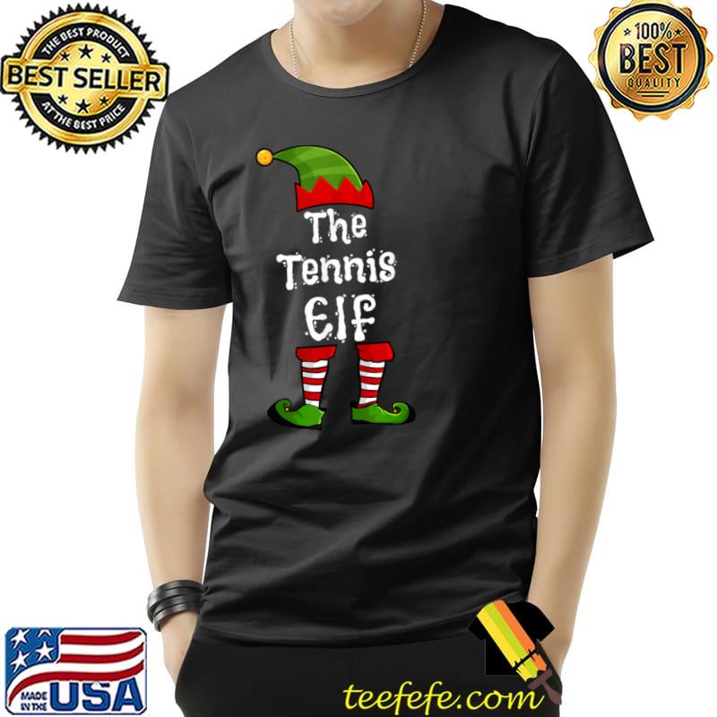 The Tennis Elf Matching Family Group Christmas Funny T Shirt Unisex The Tennis Elf Matching Family Group Christmas Funny T Shirt Unisex