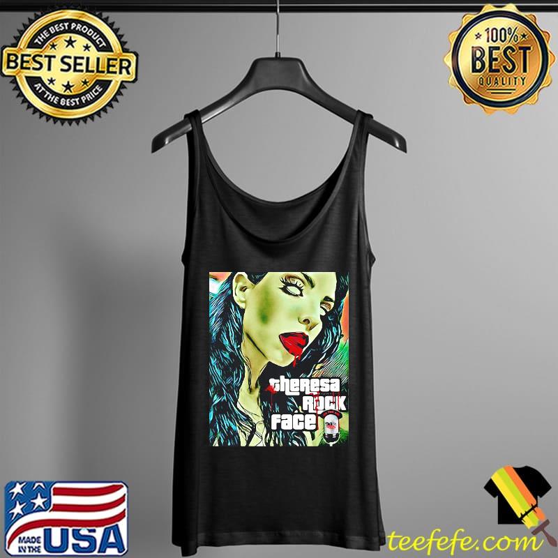 Theresa rock face zombie face halloween the buzz ram s Tank Top Theresa rock face zombie face halloween the buzz ram s Tank Top
