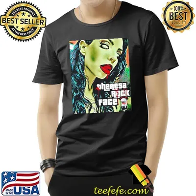 Theresa rock face zombie face halloween the buzz ram shirt